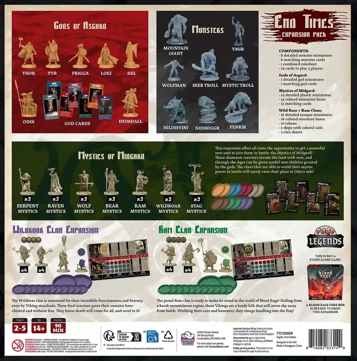 Blood Rage: End Times Expansion Pack - Image 3