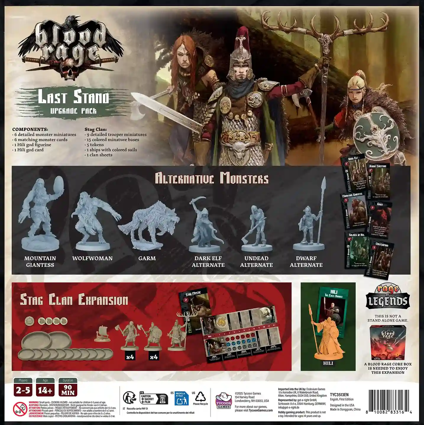 Blood Rage 2nd Edition - Last Stand Exclusives Conversion - Image 3