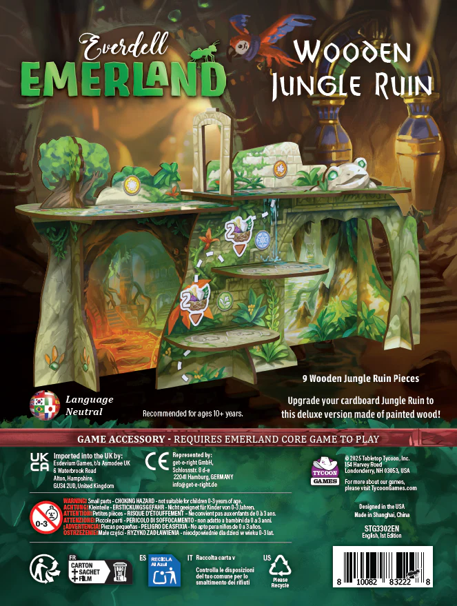 Everdell Emerland Wooden Jungle Ruin
