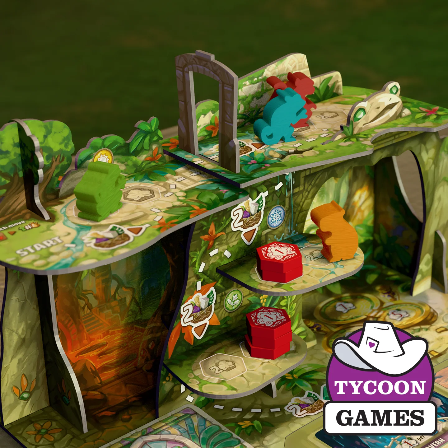 Everdell Emerland Wooden Jungle Ruin - Image 5