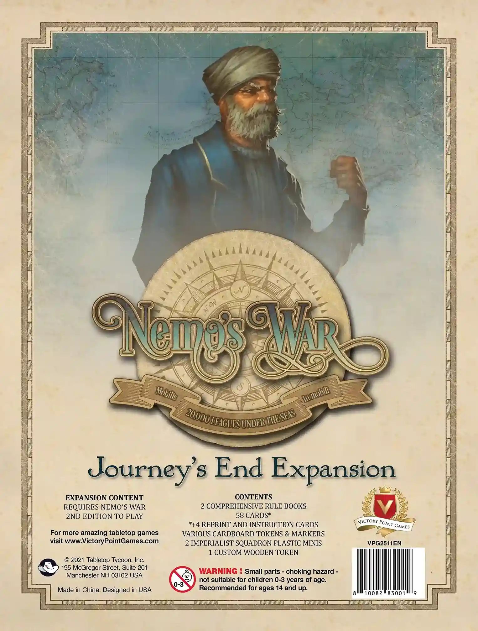Nemo's War Journeys End Expansion