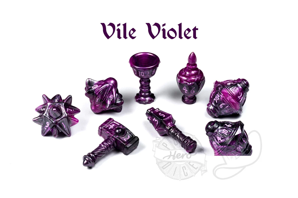 PolyHero Cleric 8 Dice Set - Image 4
