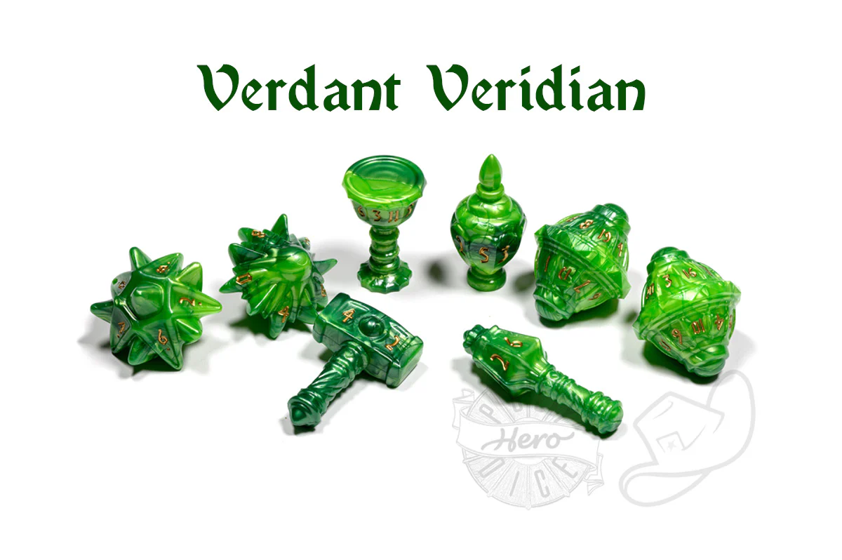 PolyHero Cleric 8 Dice Set - Image 5
