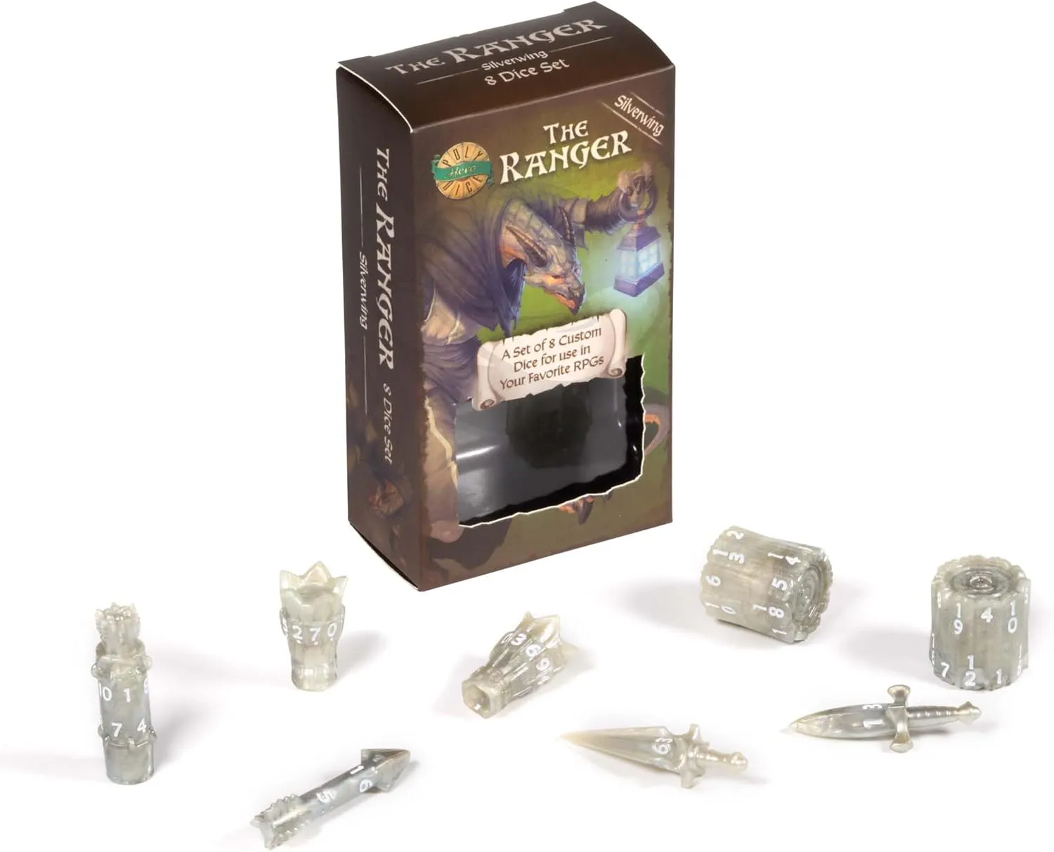 PolyHero Ranger 8 Dice Set - Image 9