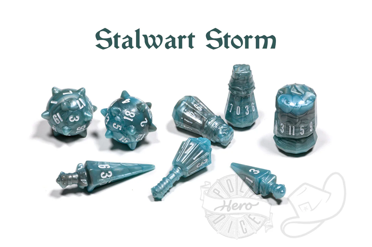PolyHero Warrior 8 Dice Set - Image 3