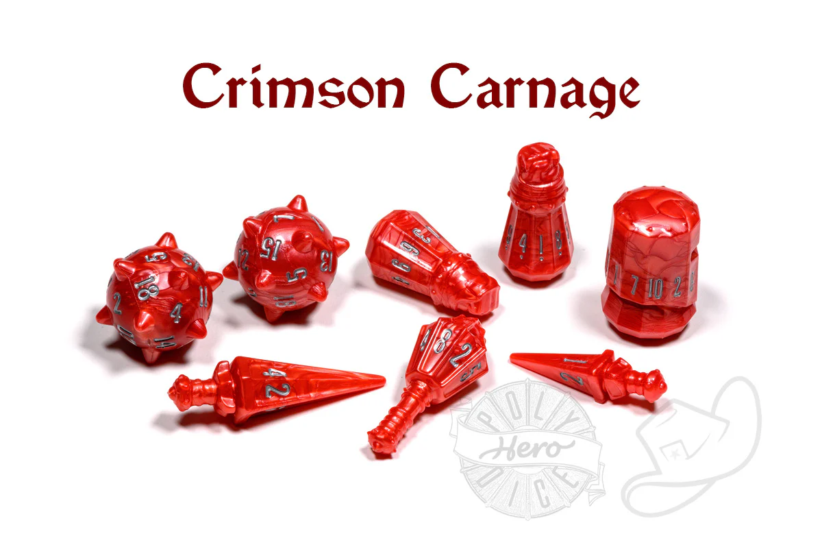 PolyHero Warrior 8 Dice Set - Image 4