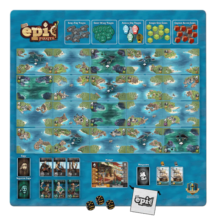 Tiny Epic Pirates: Game Mat - Image 3
